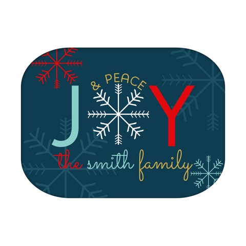 Christmas Holiday Platter-Joy and Peace One